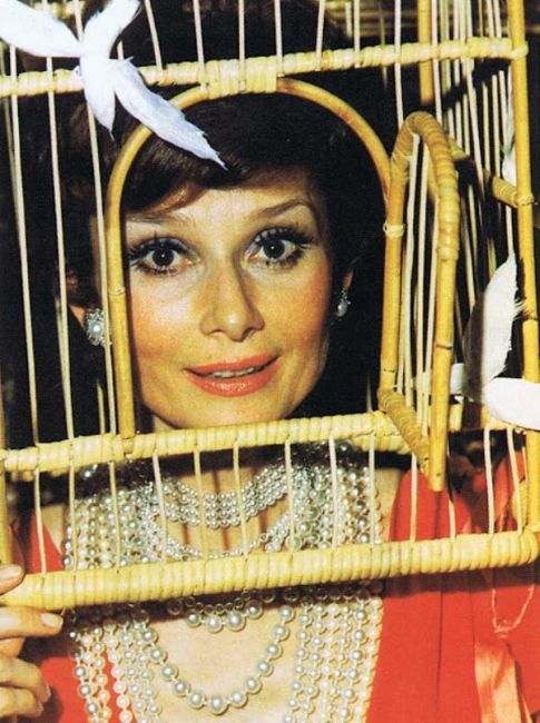 Movie star Audrey Hepburn was one of many celebrities who attended Marie-Hélène de Rothschild’s “Surrealist Ball” (1972)